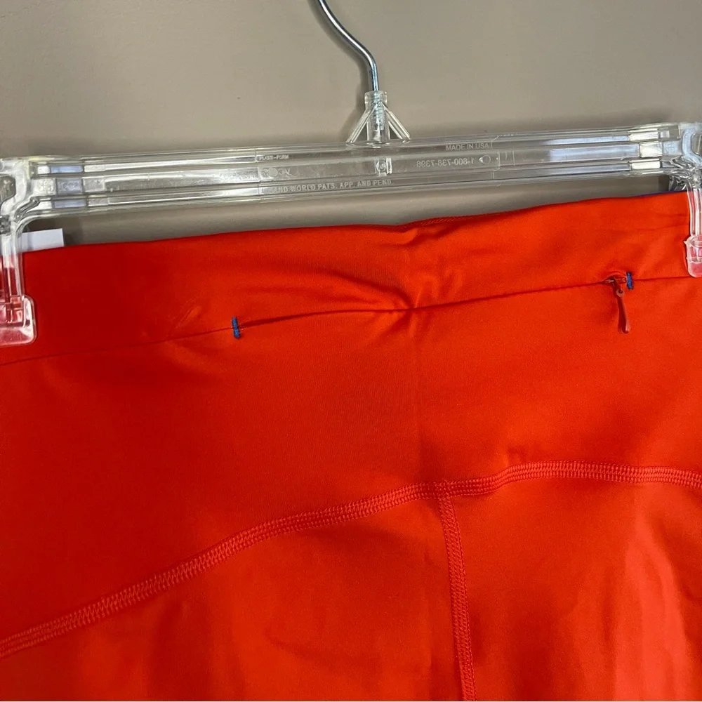 NWT! NIKE PRO SHORTS, XXL, DRI-FIT, 3", Orange / Blue Spandex - Picture 4 of 7